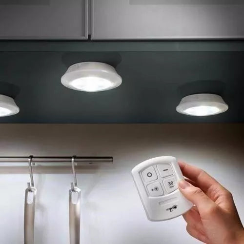 Set 3 Luces LED con control